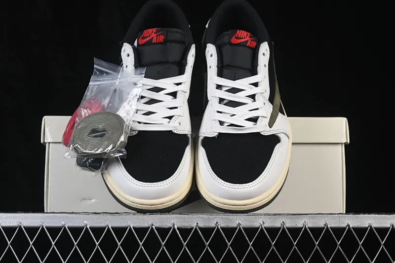 All categories Air Jordan Jordan series basketball shoes Air Jordan 1 Low ZG version Travis Scott x Air Jordan 1 Low OG AJ1 Joe 1 undercut low top full head layer DZ4137-106